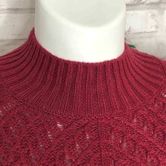 American Rag dark red knit sweater, NWT, Large - Picture 4 of 8